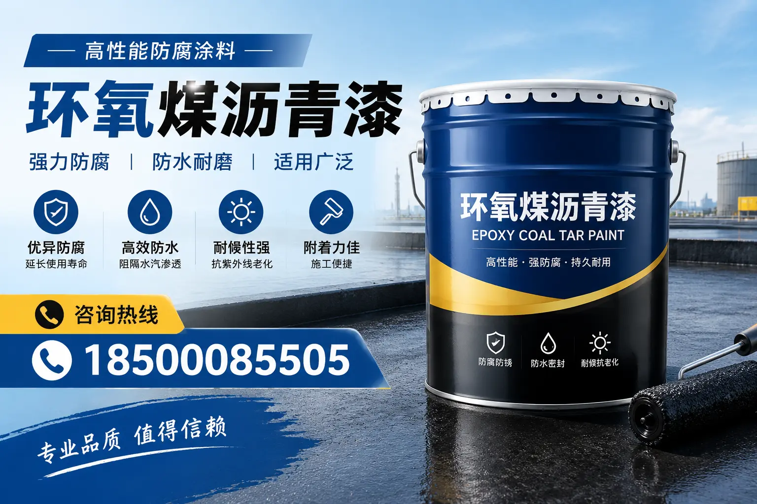 环氧煤沥青漆的主要成分与功能，清远用户深度了解